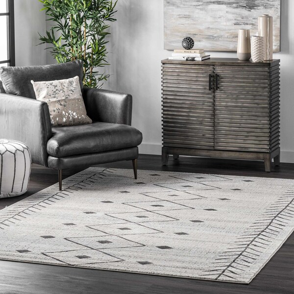 Nuloom Kimia Diamond Area Rug 8ft x 10ft RZSP26A8010 Zoro